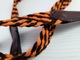 Zdjęcie oferty: Pasek pleciony pomarańczowy plus brąz vintage 