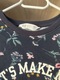 Zdjęcie oferty: Bluza sukienka H&M 134/140 8-10 lat kwiatki granatowa
