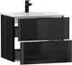 Zdjęcie oferty: Szafka z umywalką WYSOKA JAKOŚĆ CZARNY POŁYSK polecam 60X45CM NOWA