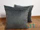 Zdjęcie oferty: C031 poszewki na poduszki 45x45 szary grafit welwet