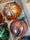 Zdjęcie oferty: Bombki choinkowe szklane stare PRL handmade ręcznie zdobione mix