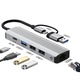 Zdjęcie oferty: ROZGAŁĘZIACZ ADAPTER USB HUB PRZEJŚCIÓWKA USB-6w1 3xUSB 3.0 LAN TYP-C