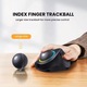 Zdjęcie oferty: Trackball ergonomiczny bezprzewodowy 2.4G + 2x Bluetooth sensor optyczny