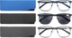 Zdjęcie oferty: Okulary do czytania 3 sztuki   z filtrem niebieskiego światła, +2