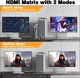 Zdjęcie oferty: Tendak Matrix HDMI 3x2 - Przełącznik 4K 60 Hz 3 Wejścia 2 Wyjścia 