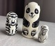 Zdjęcie oferty: Russian Nesting Doll, Matrioszka,Wooden Panda Room Decor