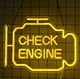 Zdjęcie oferty: Lampa LED neonowa CHECK ENGINE