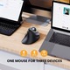Zdjęcie oferty: Trackball ergonomiczny bezprzewodowy 2.4G + 2x Bluetooth sensor optyczny