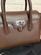 Zdjęcie oferty: Torebka Ralph Lauren mini do ręki satchel crossbody skóra czekoladowa