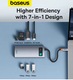 Zdjęcie oferty: Baseus 7-in-1 Gen 2 USB C HUB 4K @ 60Hz HDMI 3 * USB 3.0 PD 100W Typ C 