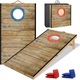 Zdjęcie oferty: NZQXJXZ Zestaw do gry Cornhole, 6 m x 0,3 m, z litego drewna, z 6 workami