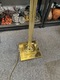 Zdjęcie oferty: Klasyczna lampa podłogowa – mosiądz, elegancki abażur z frędzlami