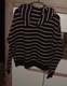 Zdjęcie oferty: Bluza  -MEGI-czarno -beżowe paski z kapturem  r. L/XL