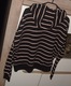 Zdjęcie oferty: Bluza  -MEGI-czarno -beżowe paski z kapturem  r. L/XL