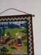Zdjęcie oferty: WIEJSKI PEJZAŻ Z DZIEWCZYNKĄ..ŚLICZNY OBRAZEK TYPU GOBELINOWEGO-SZWECJA