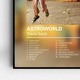 Zdjęcie oferty: Plakat Travis Scott Astroworld 40 cm x 50 cm