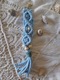 Zdjęcie oferty: Breloczek Makrama – Handmade w Kolorze Jasnoniebieskim