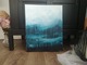 Zdjęcie oferty: Obrazy ręcznie malowane na płótnie - dwa 40x50 cm - abstrakcyjny pejzaż