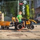 Zdjęcie oferty: Traktor Case IH Backhoe Pomarańczowy z Przyczepką Ruchoma Łyżka 