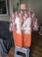Zdjęcie oferty: Lovers Fc X H&M koszulka piłkarska XL pomarańczowa męska unisex oversize 