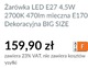 Zdjęcie oferty: Dekoracyjna żarówka bańka LED Eglo sciemnialna 4 W E27  2700K ciepła 