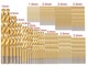 Zdjęcie oferty: wiertła 99 szt 1,5-10mm do stali, drewna, tworzyw z etui do przechowywania