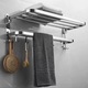Zdjęcie oferty: Wieszak na ręczniki bez wiercenia, uchwyt na ręczniki srebrny