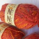 Zdjęcie oferty: Włóczka wełna pomarańczowy rudy melanż 10x 50g 