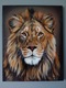 Zdjęcie oferty: Lwia siła na płótnie. Obraz akrylowy 50x40