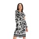 Zdjęcie oferty: Sukienka prosta w biało czarne wzory rozmiar 46