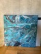 Zdjęcie oferty: Obraz turkusowa Abstrakcja 125x125 akryl płótno 