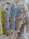 Zdjęcie oferty: Breloczek Makrama – Handmade w Kolorze Jasnoniebieskim