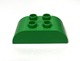 Zdjęcie oferty: LEGO DUPLO Klocek zielony ciemny 2x4 średnia wys. łuk obustronny (98223) 