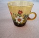 Zdjęcie oferty: Filiżanka z kwiatkiem,miodowe szkło Vintange.Poj.240ml