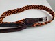 Zdjęcie oferty: Pasek pleciony pomarańczowy plus brąz vintage 