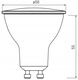 Zdjęcie oferty: ŻARÓWKA HALOGEN LED 6400K GU10 SZKŁO 38° 400lm GTV LD-SZ5010-64