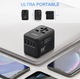 Zdjęcie oferty: Uniwersalny adapter podróżny LENCENT GaN3 65W 2xUSB + 3xUSB-C