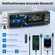 Zdjęcie oferty: Radio Samochodowe 1DIN Bluetooth 5.0 Pilot USB AUX 4x65W ładowanie typu C