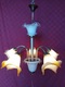 Zdjęcie oferty: STYLOWY WŁOSKI ŻYRANDOL Z KLOSZAMI LAMPA WISZĄCA
