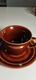 Zdjęcie oferty: Filiżanki i spodki z brązowego porcelitu, PRUSZKÓW , cena za jeden duet
