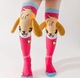 Zdjęcie oferty: Nowe podkolanówki z uszkami Efekt 3 D Pieski 4-7 lat