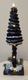Zdjęcie oferty: Czarna choinka ze srebrnymi dodatkami i lampkami led,handmade 