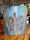 Zdjęcie oferty: Obraz ręcznie malowany na płótnie "Kobieta Jak Anioł" wymiar 40x50cm