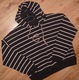 Zdjęcie oferty: Bluza  -MEGI-czarno -beżowe paski z kapturem  r. L/XL