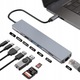Zdjęcie oferty: Adapter HUB 8w1 USB-C HDMI 4K LAN PD 100W SD