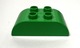Zdjęcie oferty: LEGO DUPLO Klocek zielony ciemny 2x4 średnia wys. łuk obustronny (98223) 