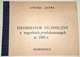 Zdjęcie oferty: Informator o wyrobach UNITRA ZATRA 1985 transformator