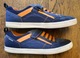 Zdjęcie oferty: GEOX RESPIRA adidasy sneakersy trampki dziecięce denim&orange na rzep r. 37