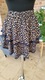Zdjęcie oferty: Spodnica mini boho falbany koronka panterka wiskoza 38 40 42 Uni