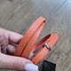 Zdjęcie oferty: Pomarańczowy pasek złota klamra mohito 